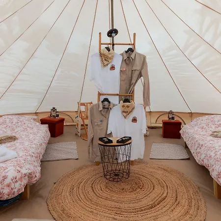 Luksusowy namiot Glamping Prive 2 Tentes Pour Vous Sur Le Mont A Tilff